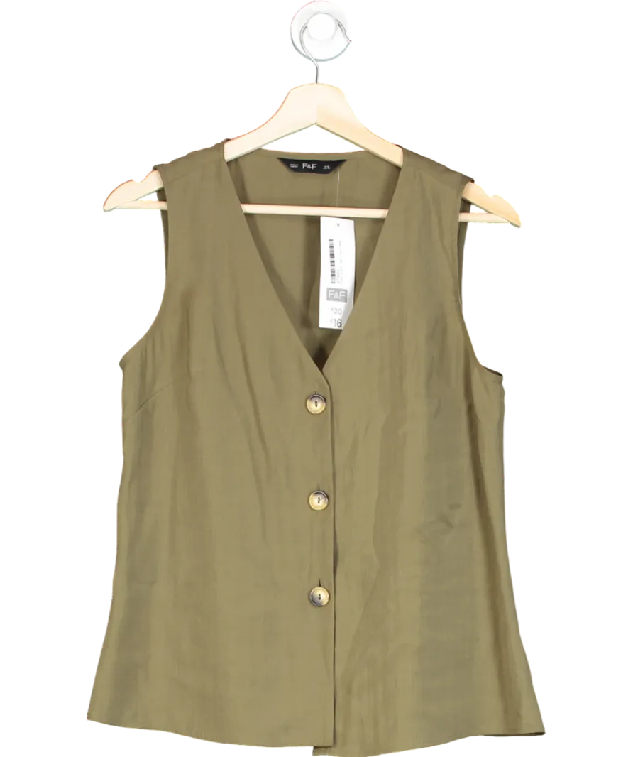 F&F Green Light-weight Vest UK 6