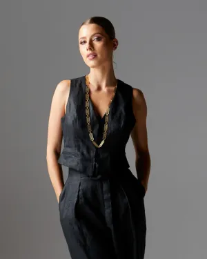 Fate   Becker Fairfax Vest - Black
