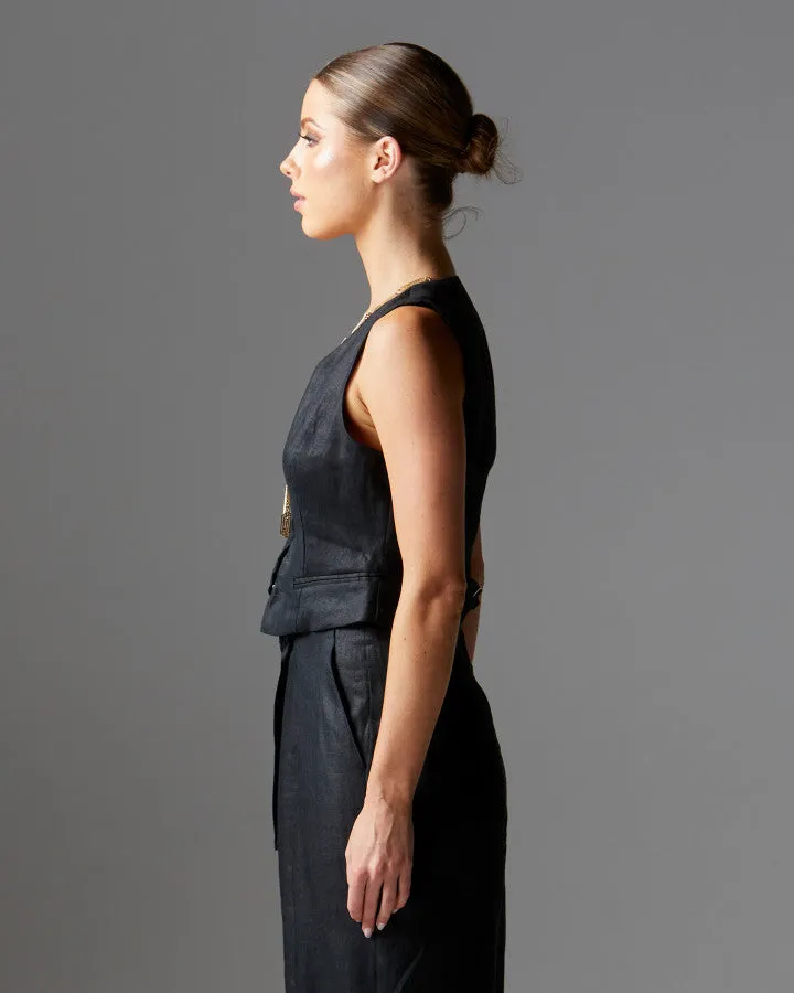 Fate   Becker Fairfax Vest - Black