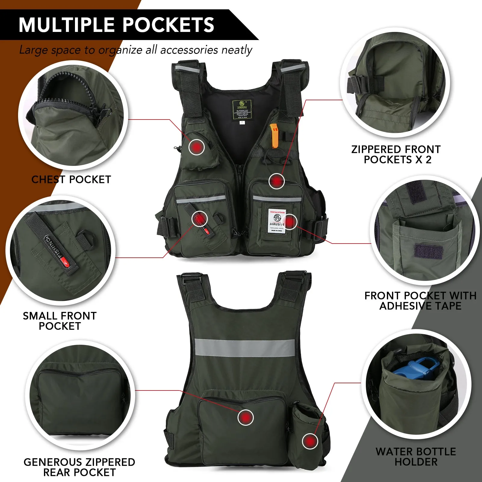 Fishing Vests Job Jacket