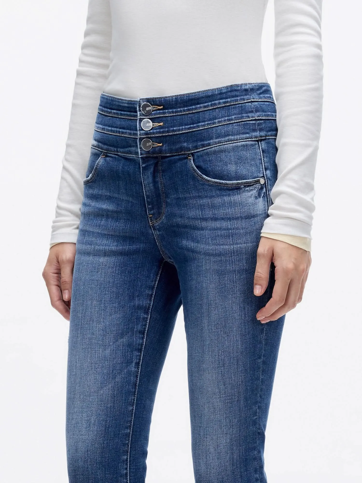 Flared Jeans-BLUE  ATTACK