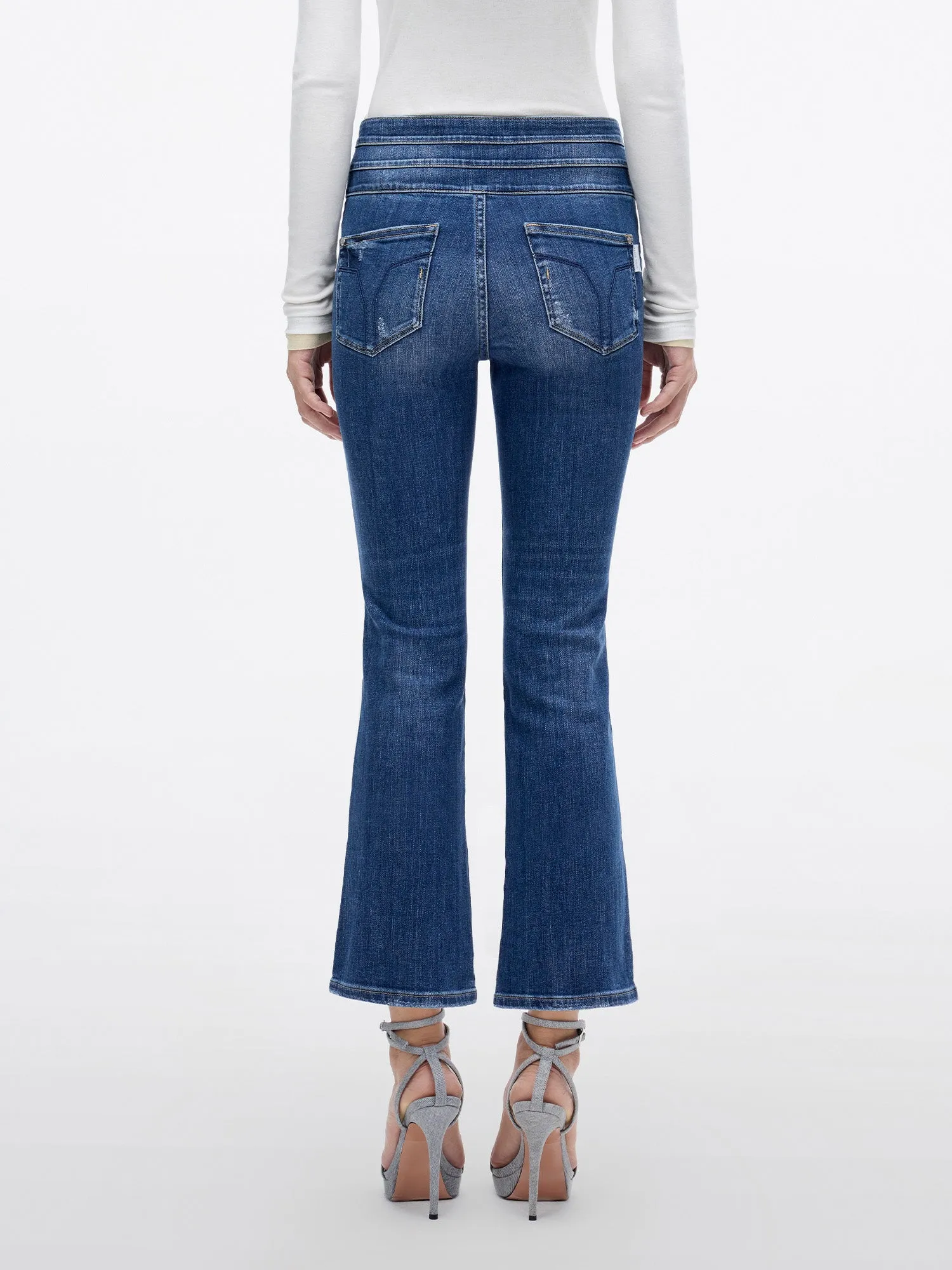 Flared Jeans-BLUE  ATTACK