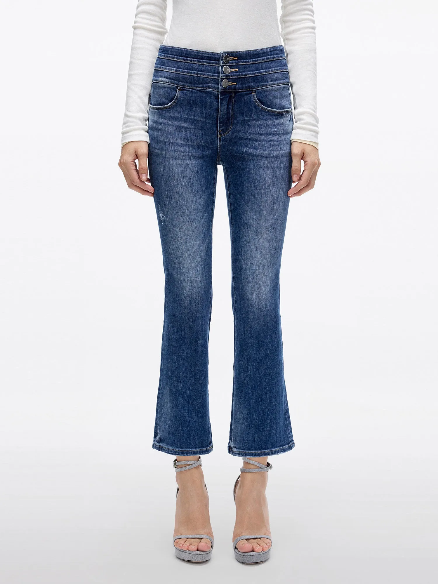 Flared Jeans-BLUE  ATTACK