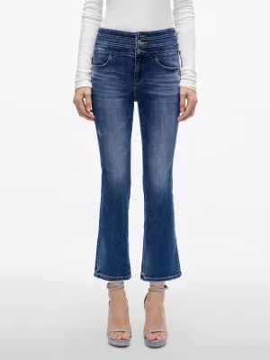 Flared Jeans-BLUE  ATTACK