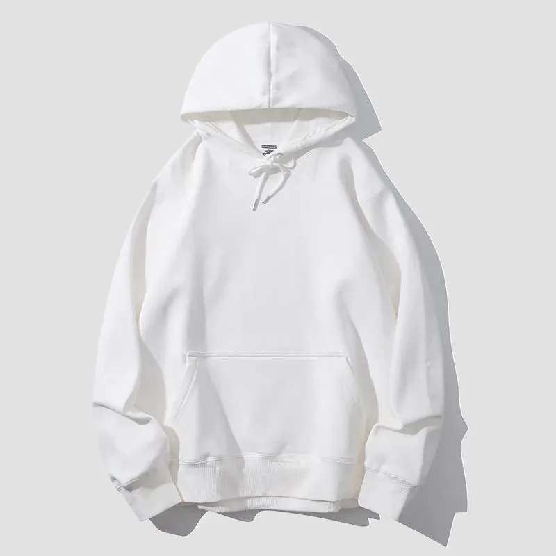 Full Cotton Soft Plain Colors Warm Hoodies