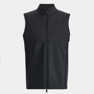 G/FORE MENS QUILTED HYBRID STRETCH VEST - ONYX