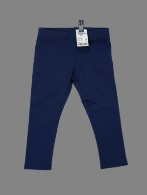 GIRL SIZE 3 YEARS - OSHKOSH, Navy Blue Leggings NWT B15