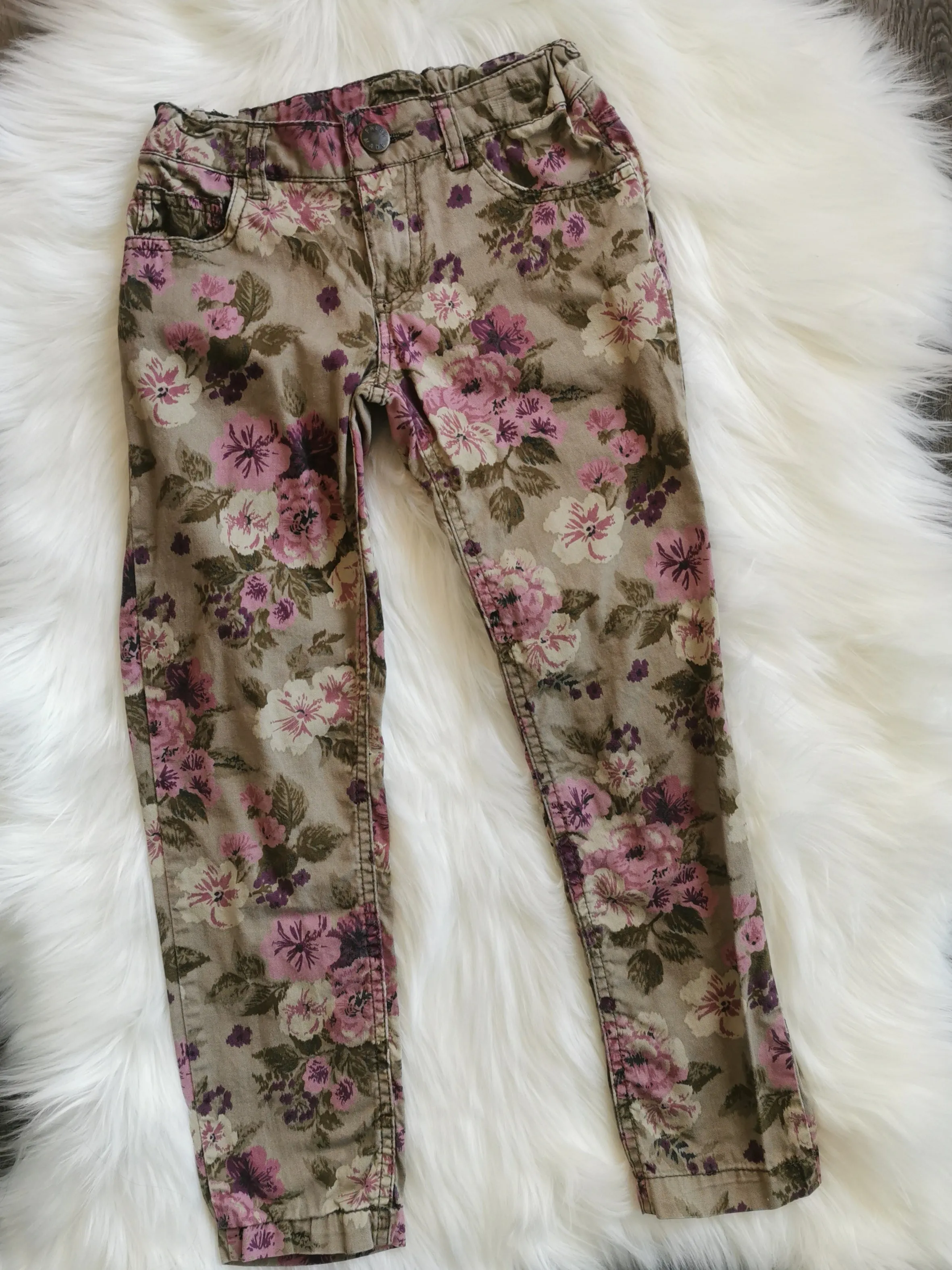 GIRL SIZE 6 YEARS - JOE FRESH, Floral Pants VGUC B35