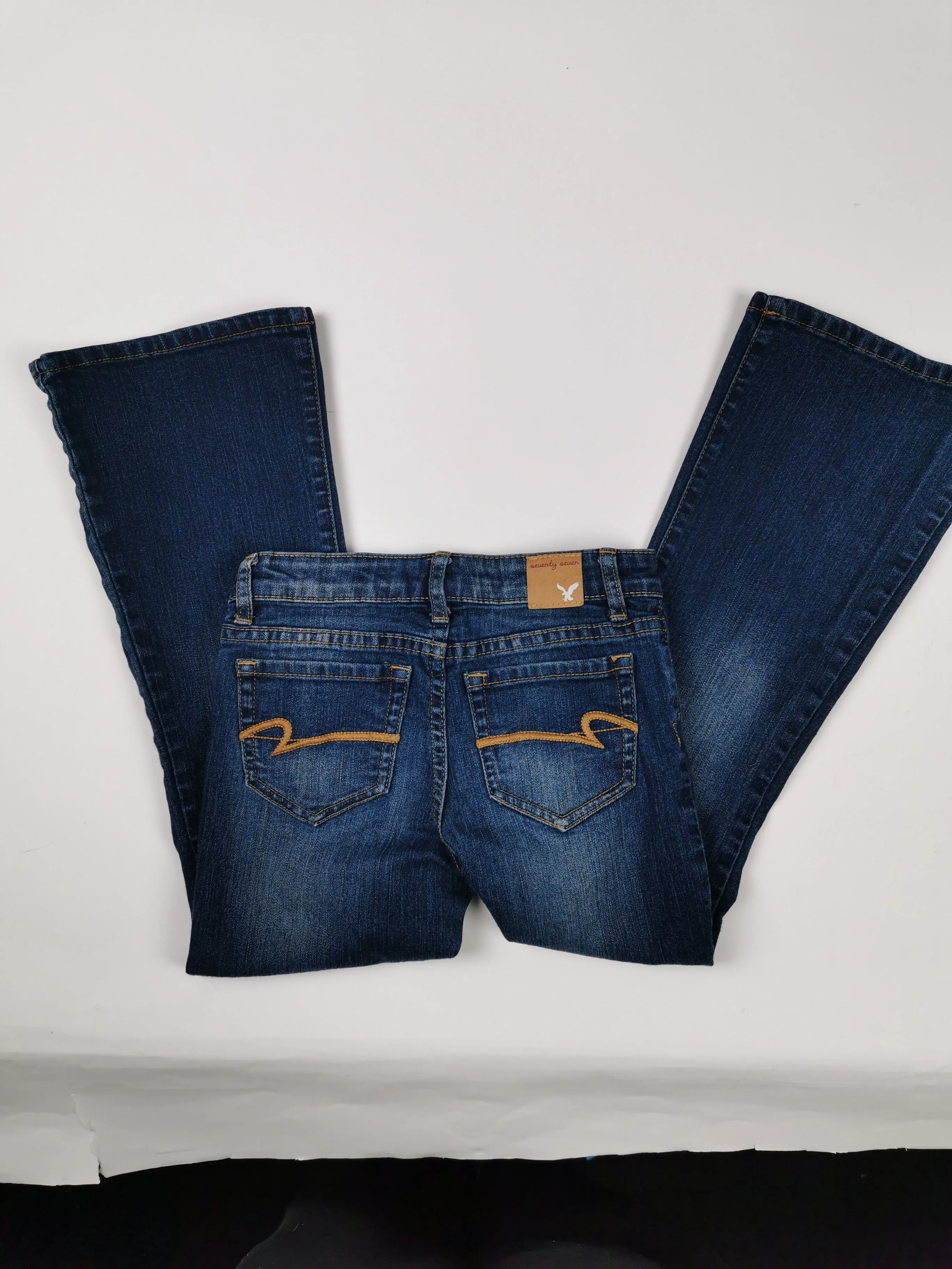 GIRL SIZE 7 YEARS - AMERICAN EAGLE, Flarred Fit Jeans EUC B55