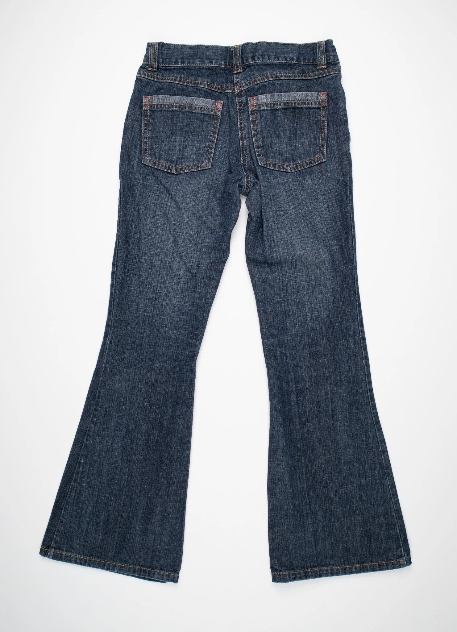 GIRL SIZE 9 YEARS - GYMBOREE, Soft Cotton, Flarred Jeans EUC B55