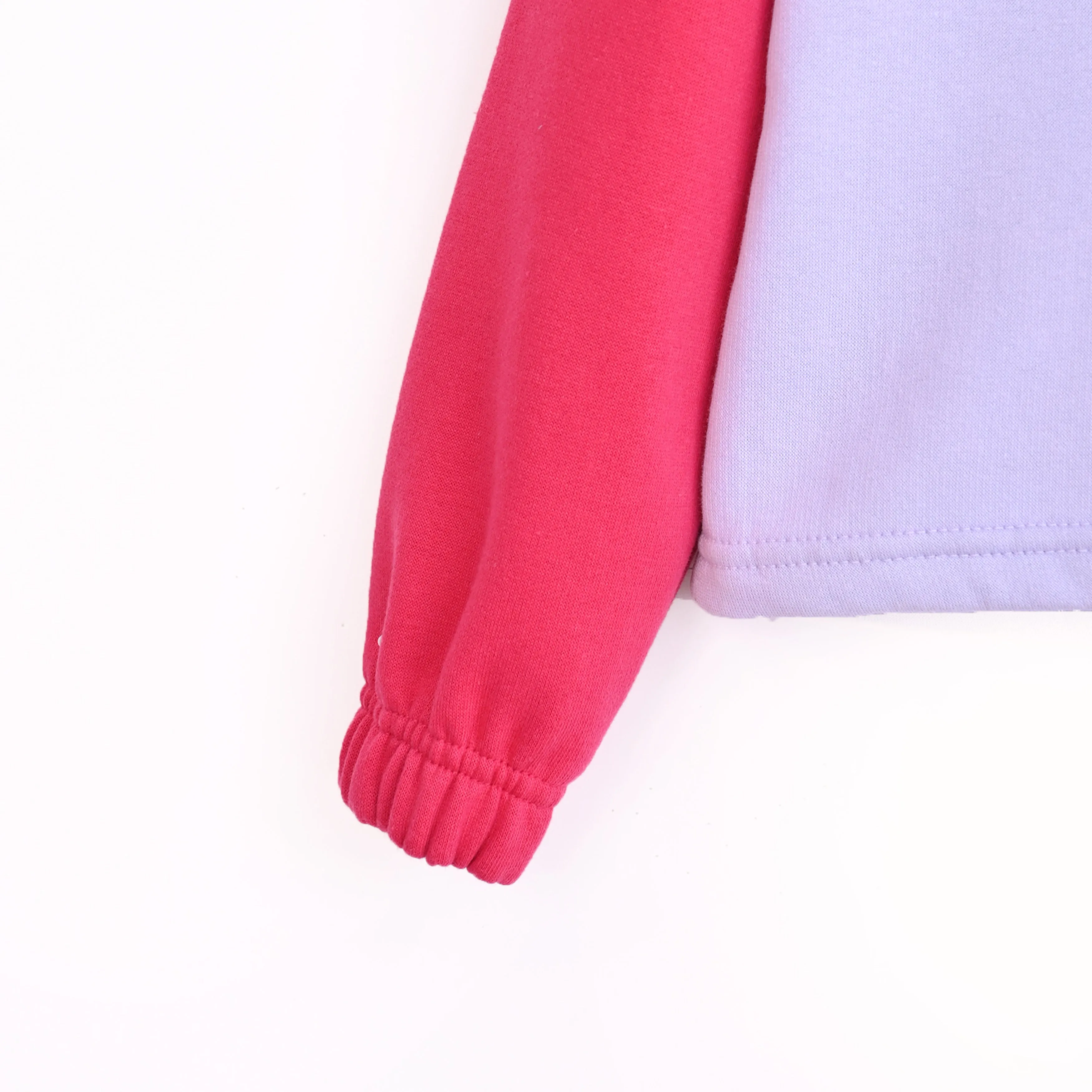 Girls Soft Cotton Printed Fleece Hoodie