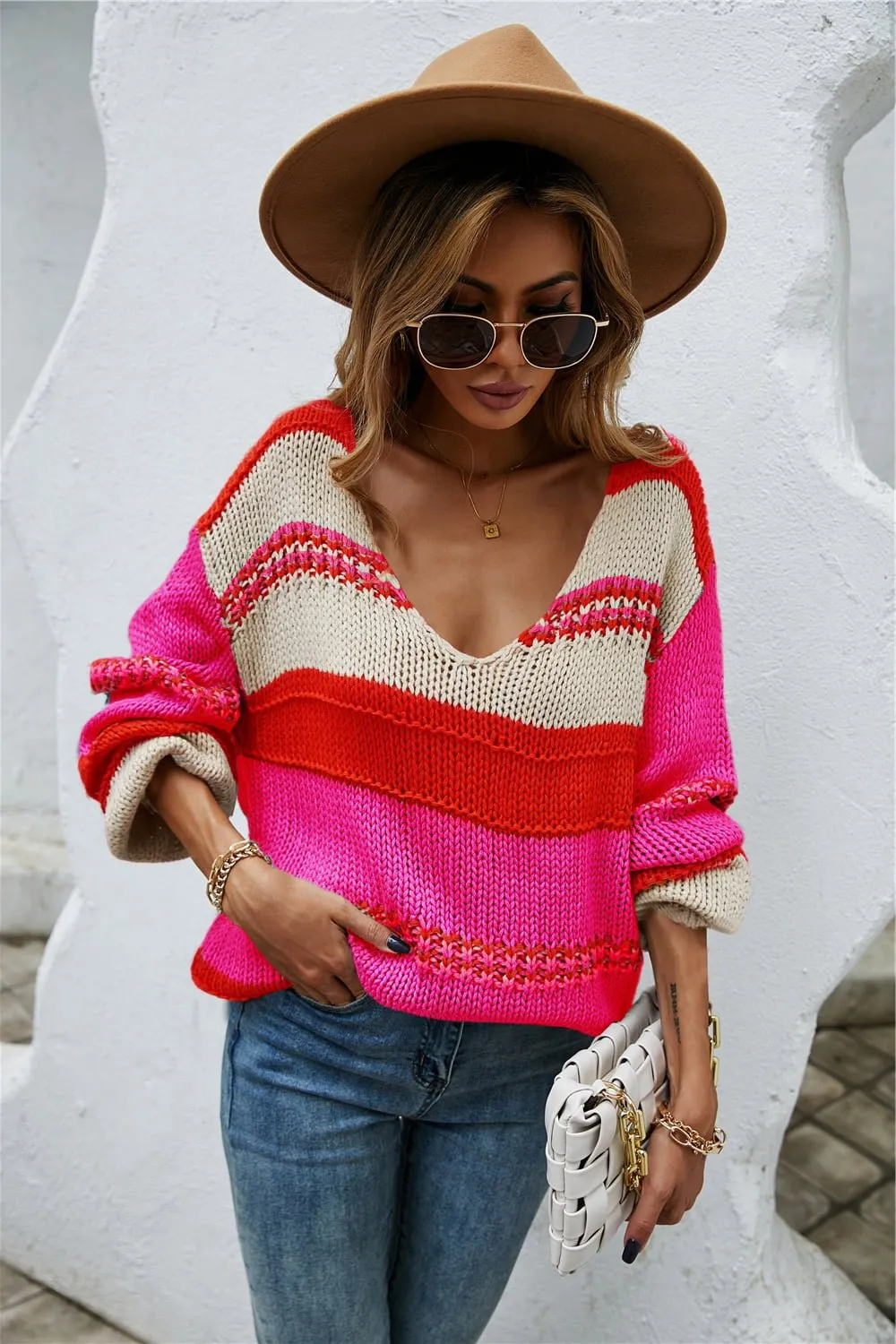 Giulia – Colorblock Sweater for Women