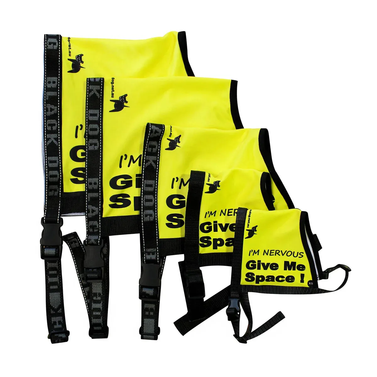 'Give Me Space' Anxious Nervous Dog Vest