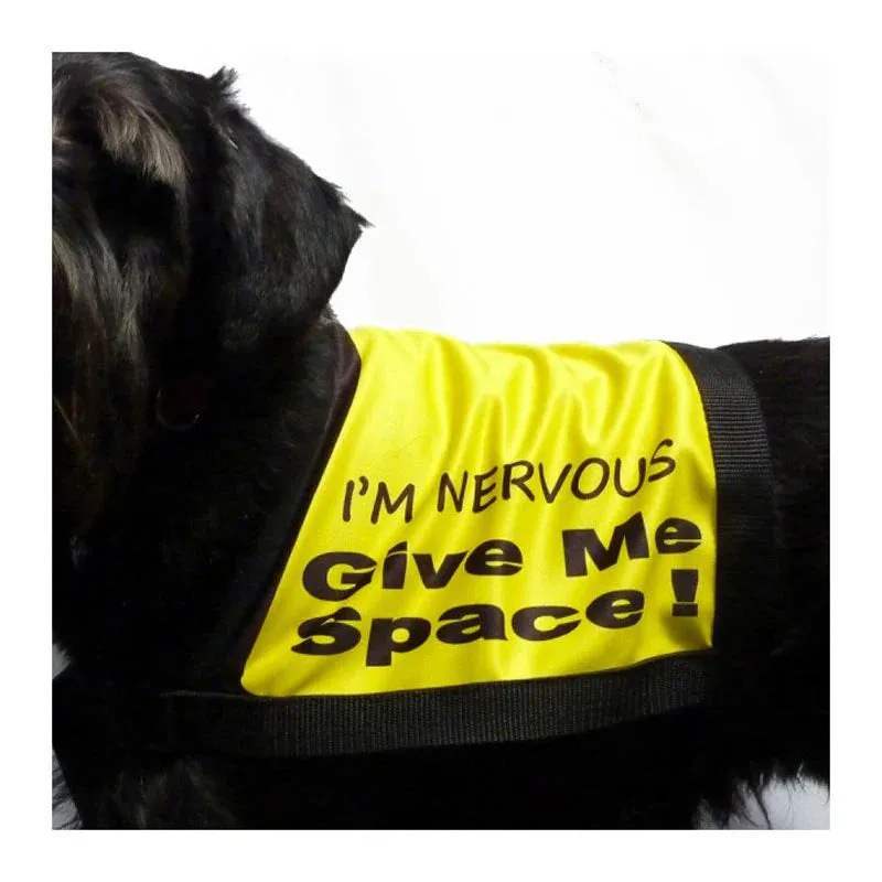 'Give Me Space' Anxious Nervous Dog Vest