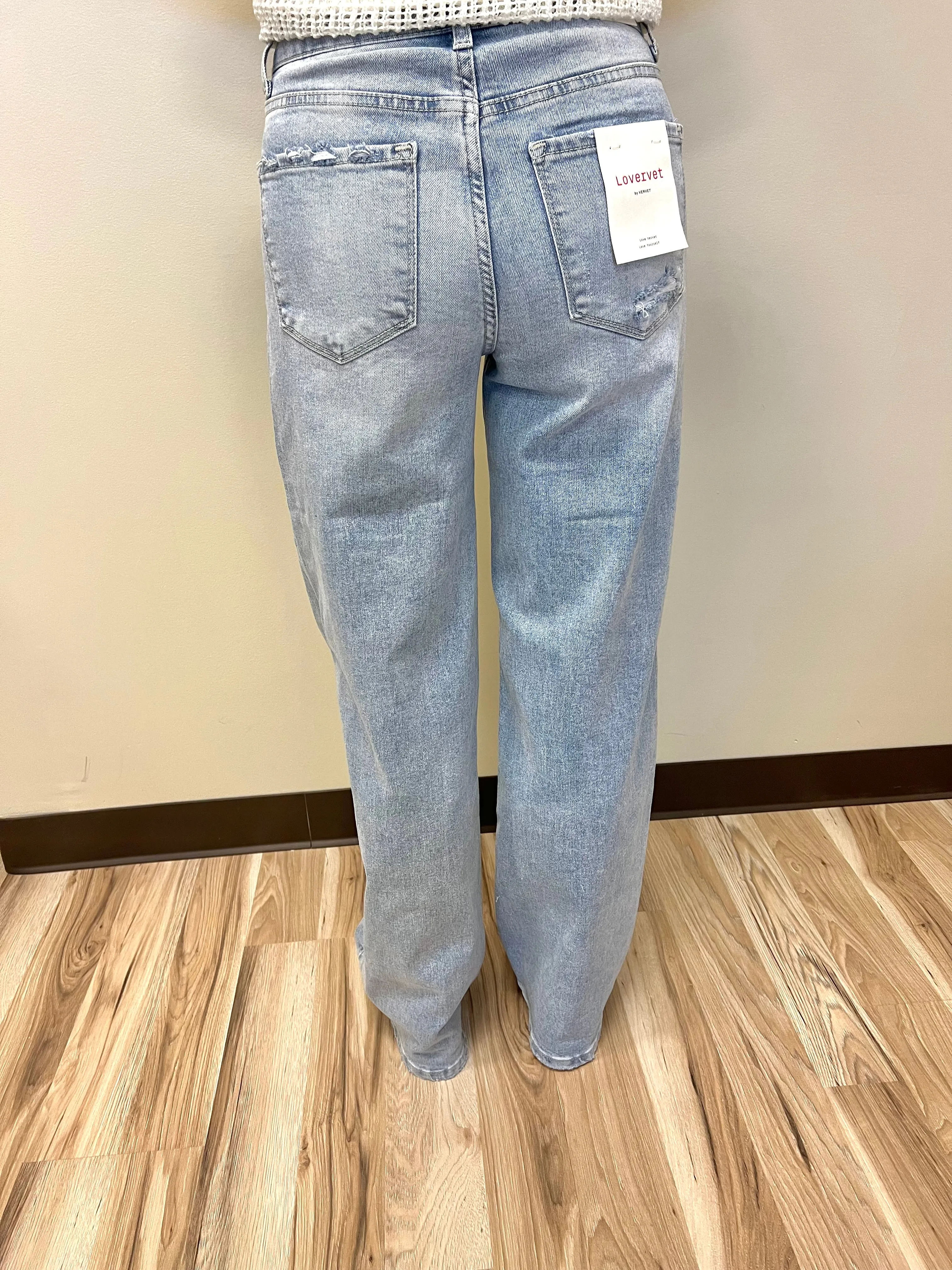 GLACIER TIDES- HIGH RISE SUPER WIDE LEG JEANS