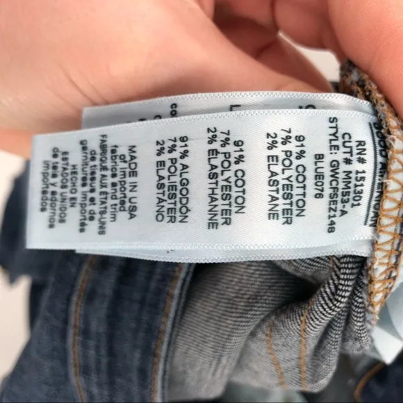GOOD AMERICAN Good Waist Jeans 10 30 Exposed Zipper Stretch Denim Ankle Zip Blue