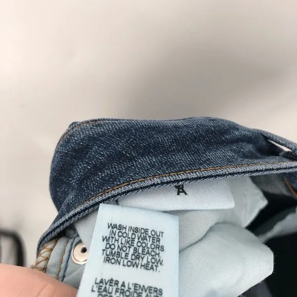 GOOD AMERICAN Good Waist Jeans 10 30 Exposed Zipper Stretch Denim Ankle Zip Blue