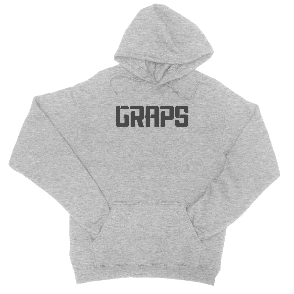 GRAPS - Grey/White College Hoodie