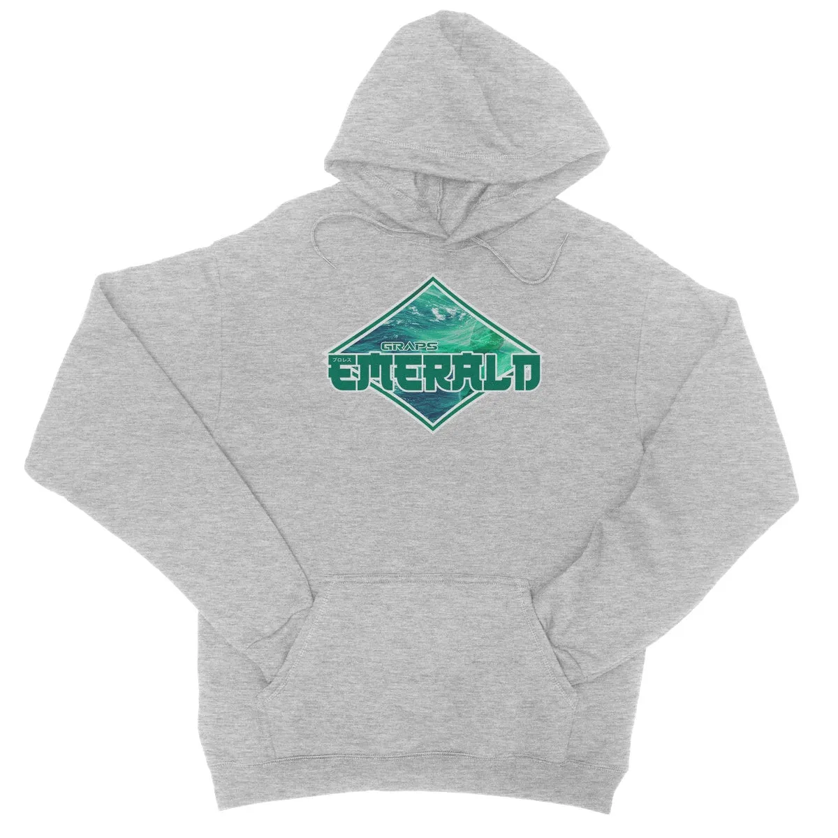 GRAPS X EMERALD Wave College Hoodie