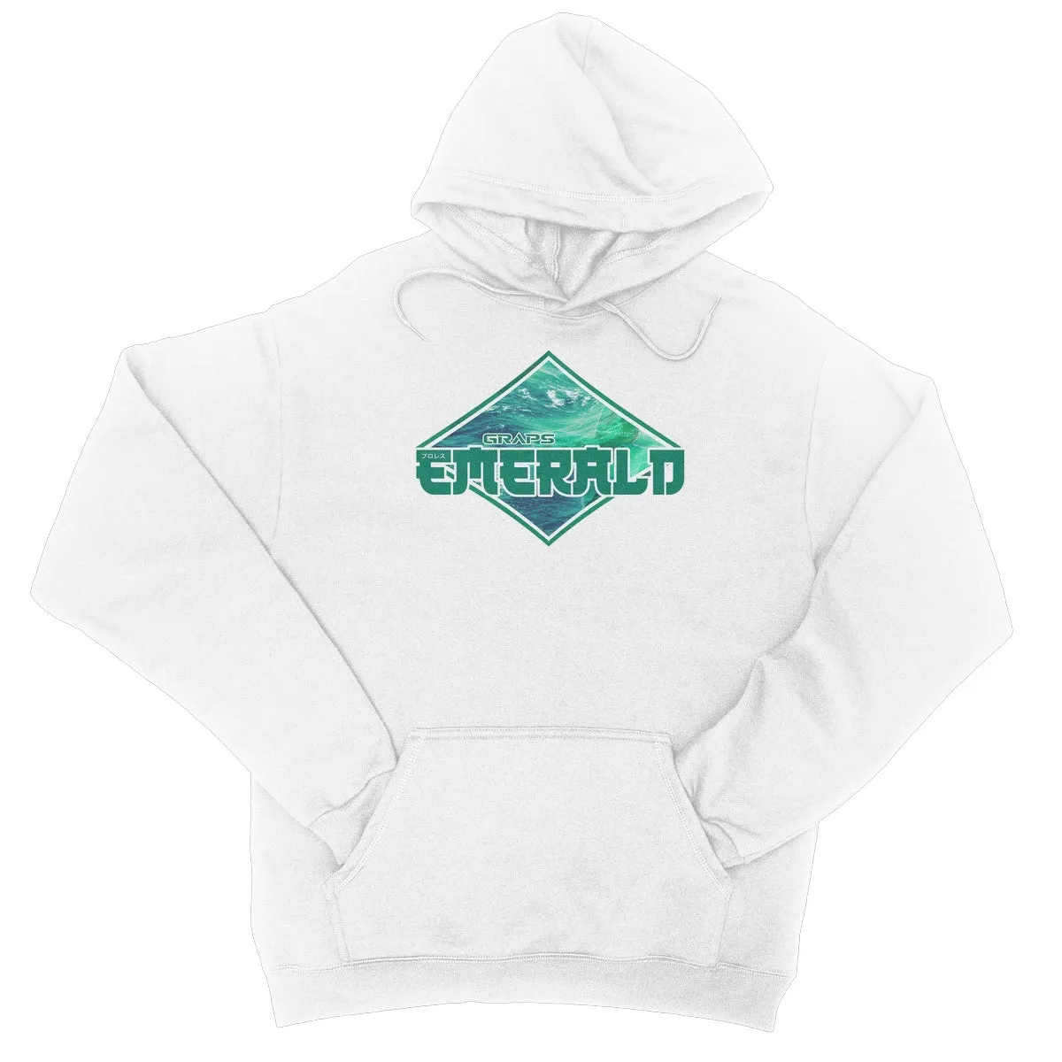 GRAPS X EMERALD Wave College Hoodie