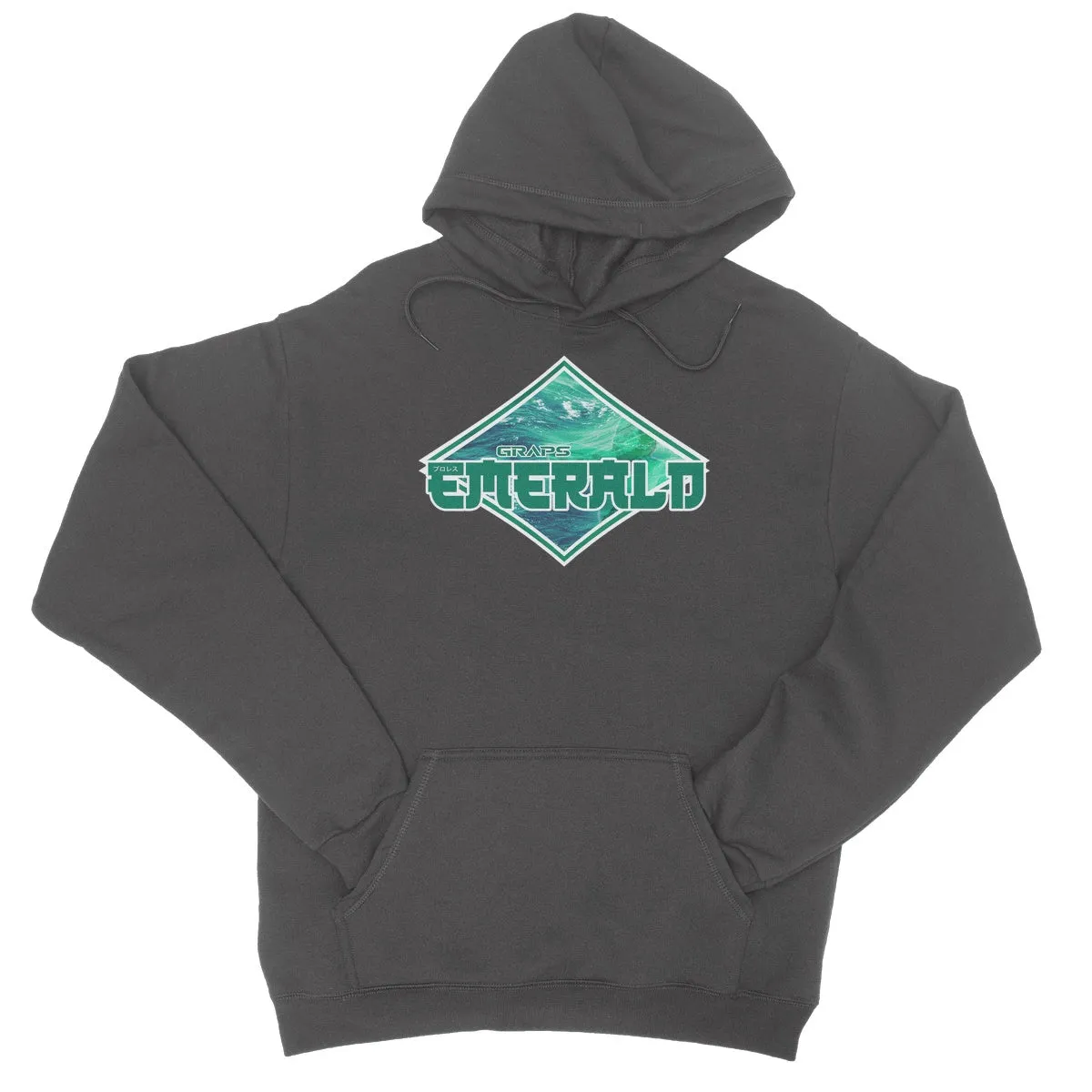 GRAPS X EMERALD Wave College Hoodie