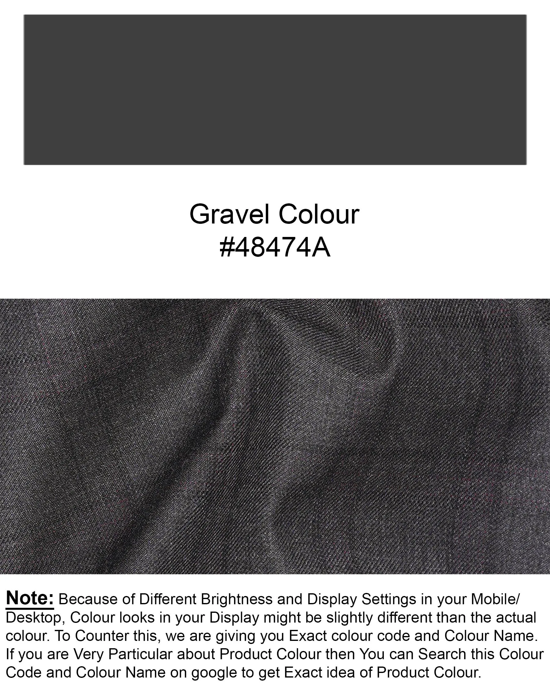 Gravel Gray Plaid Double Breasted Blazer