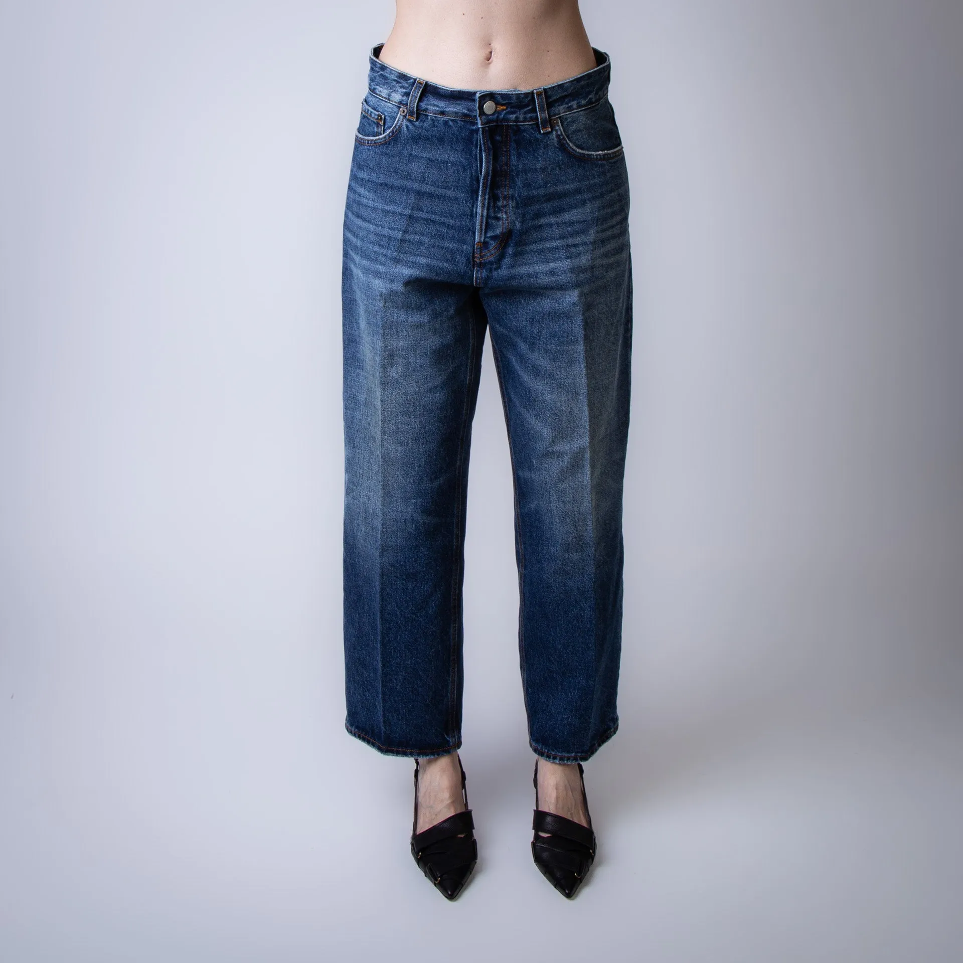 HAIKURE JEANS BETTY MID BLUE L721