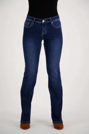 Hallie Bootcut Premium Stretch Denim Bling Jeans
