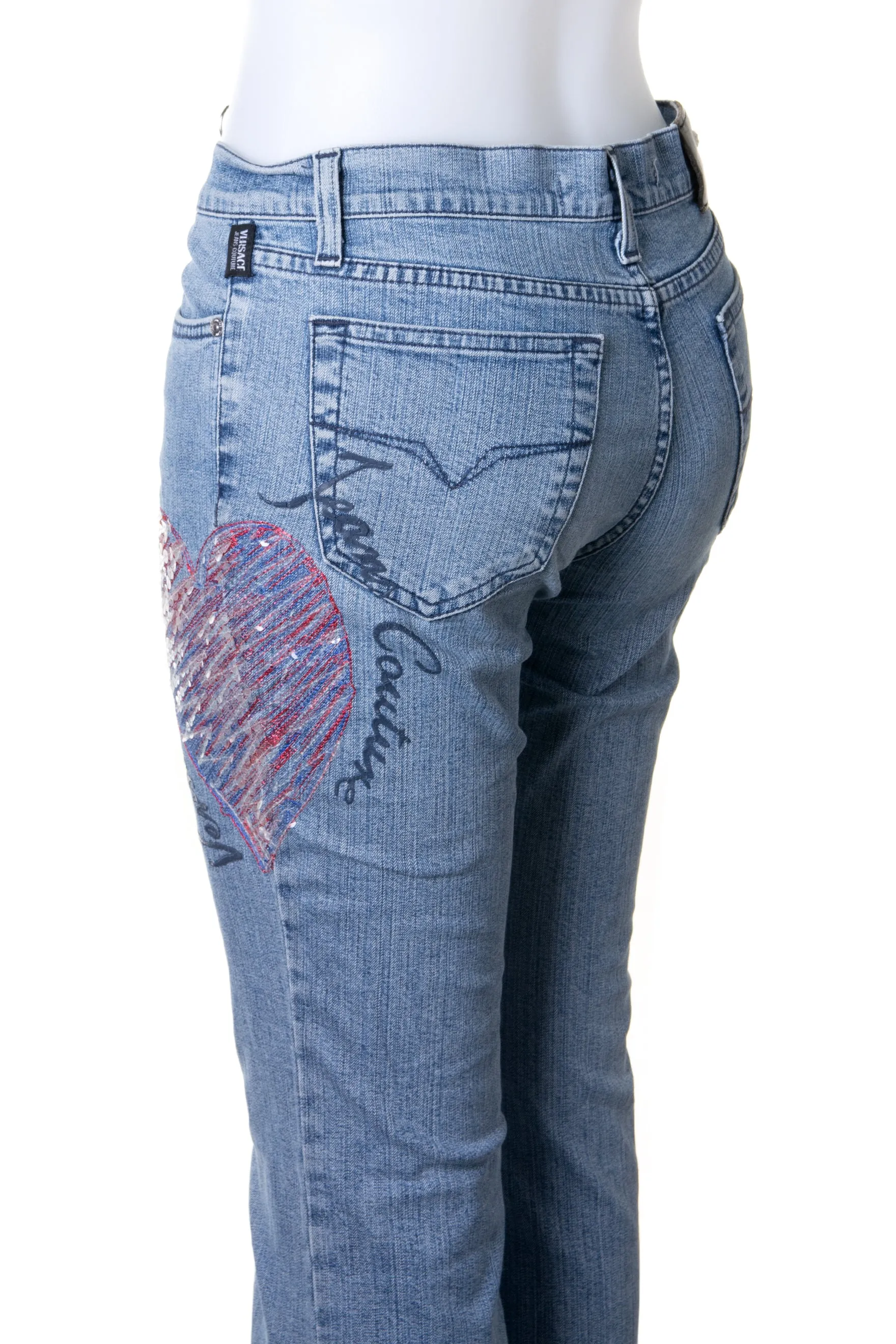 Heart Low Rise Jeans