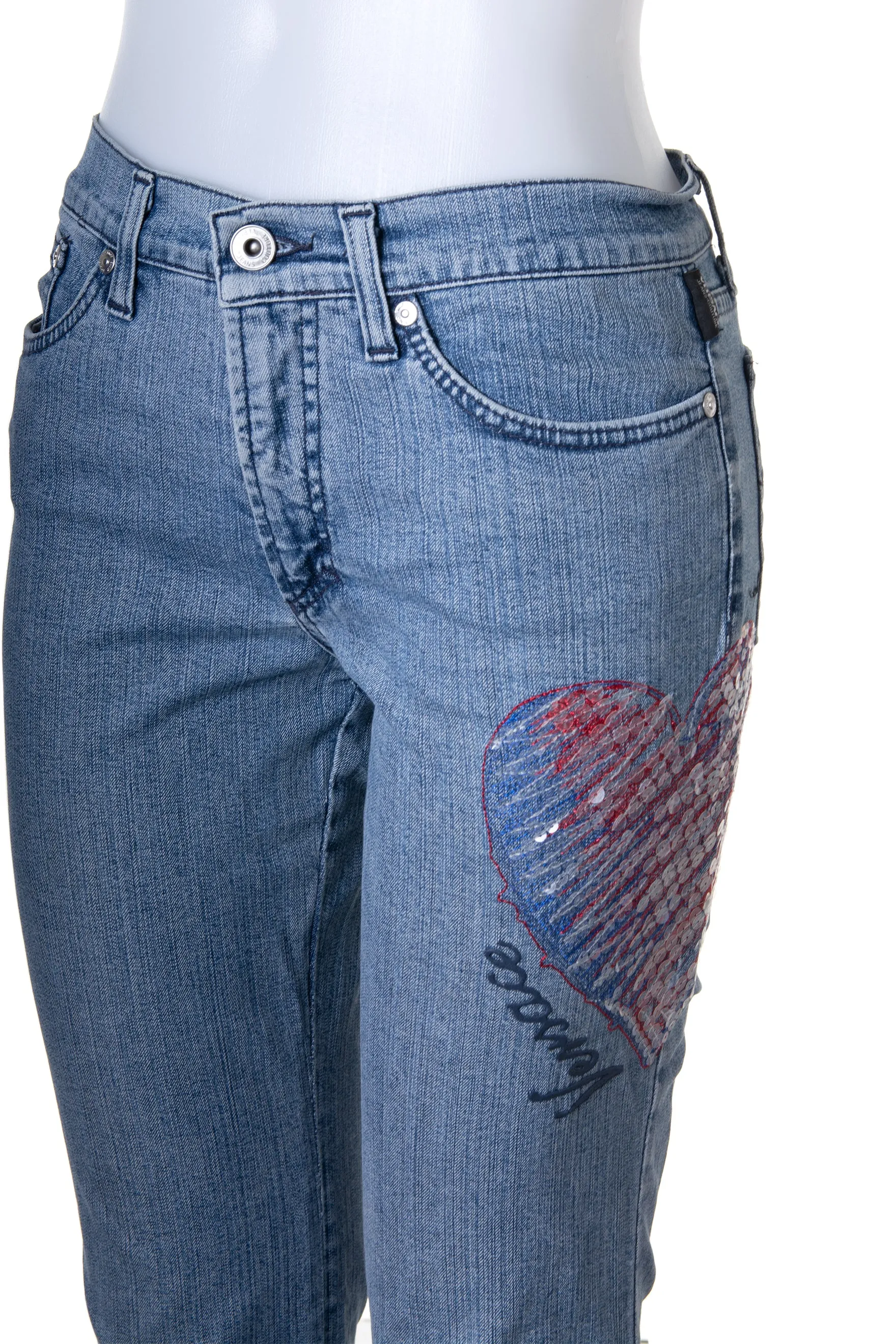 Heart Low Rise Jeans