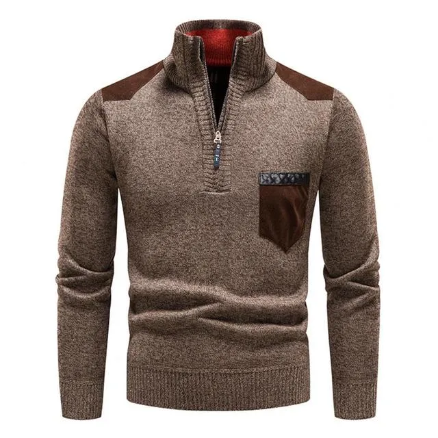 High-quality merino wool men's sweater