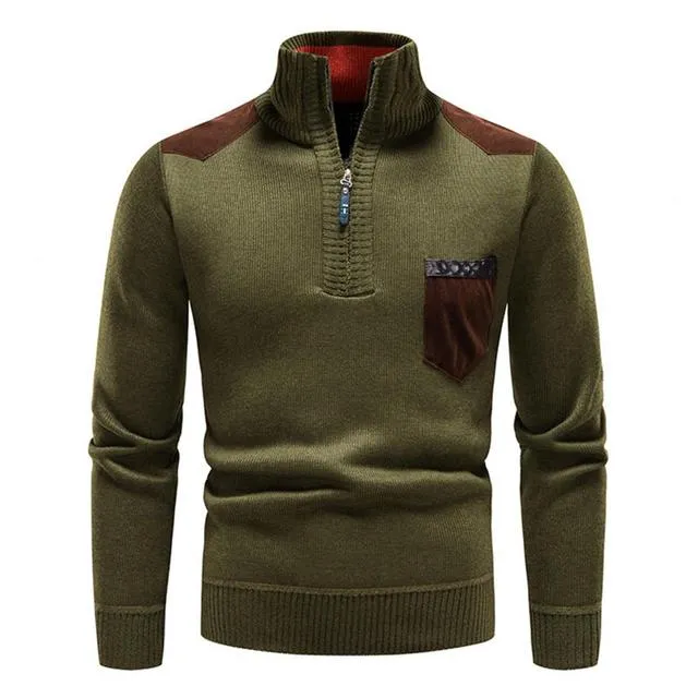 High-quality merino wool men's sweater