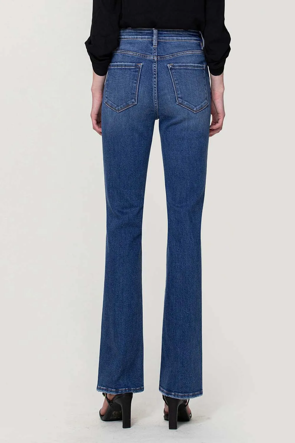 High Rise Stretch Slim Bootcut