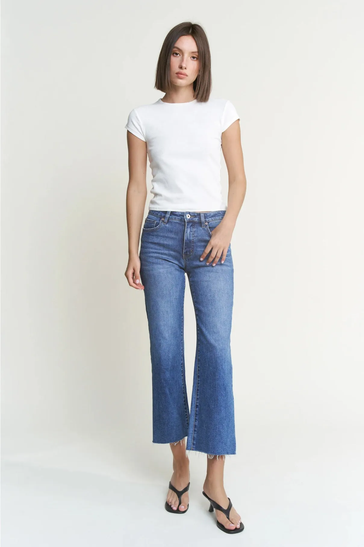 High Rise Wide Leg by Mica Denim