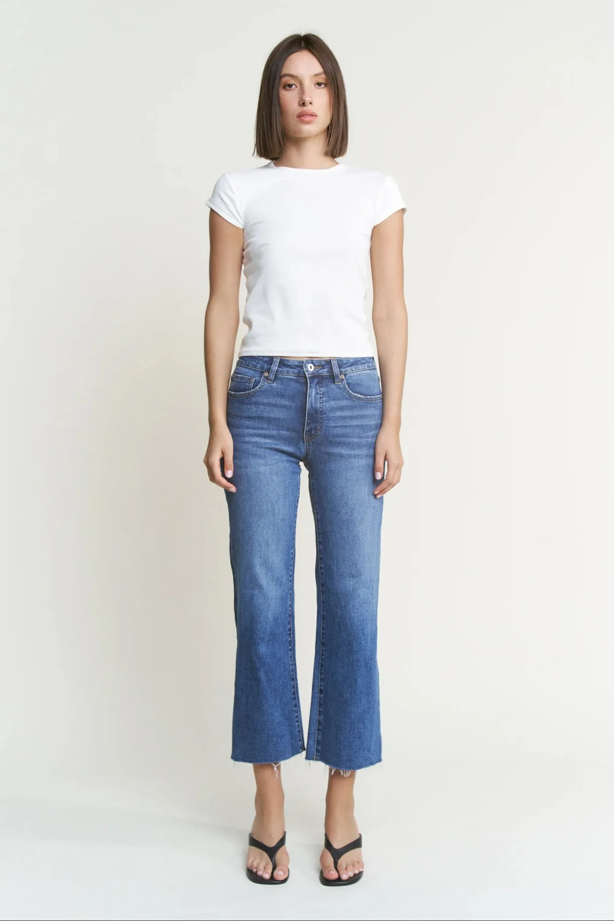 High Rise Wide Leg by Mica Denim
