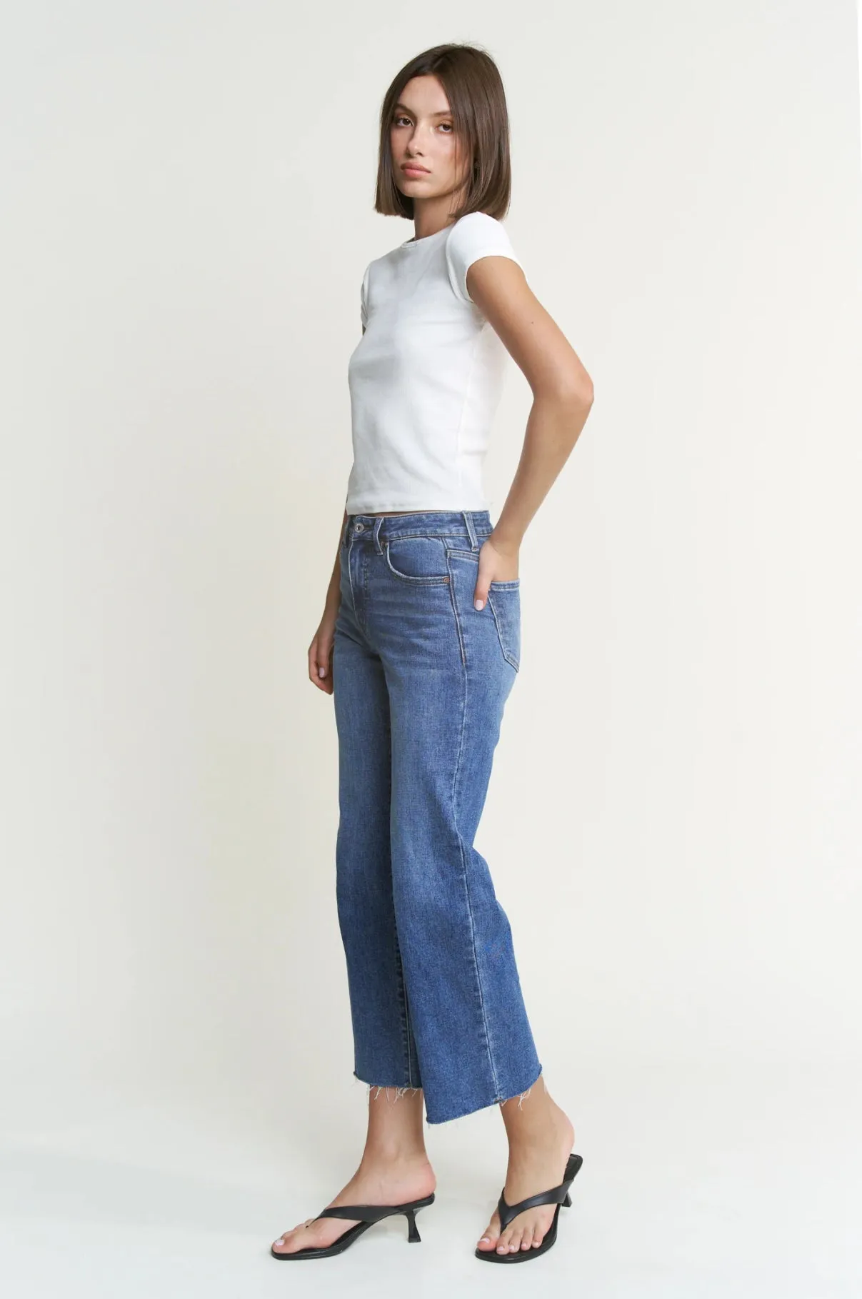 High Rise Wide Leg by Mica Denim