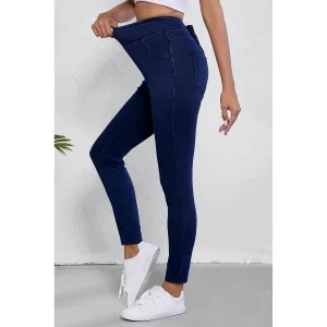 High Waist Stretchy Slim Fit Jeans