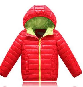Hooded Girls Boys Winter Coat Long Sleeve Boys Winter Jacket WindProof Children Kids Winter Jacket 4 to 12 Years
