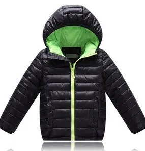 Hooded Girls Boys Winter Coat Long Sleeve Boys Winter Jacket WindProof Children Kids Winter Jacket 4 to 12 Years