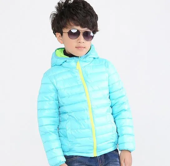 Hooded Girls Boys Winter Coat Long Sleeve Boys Winter Jacket WindProof Children Kids Winter Jacket 4 to 12 Years