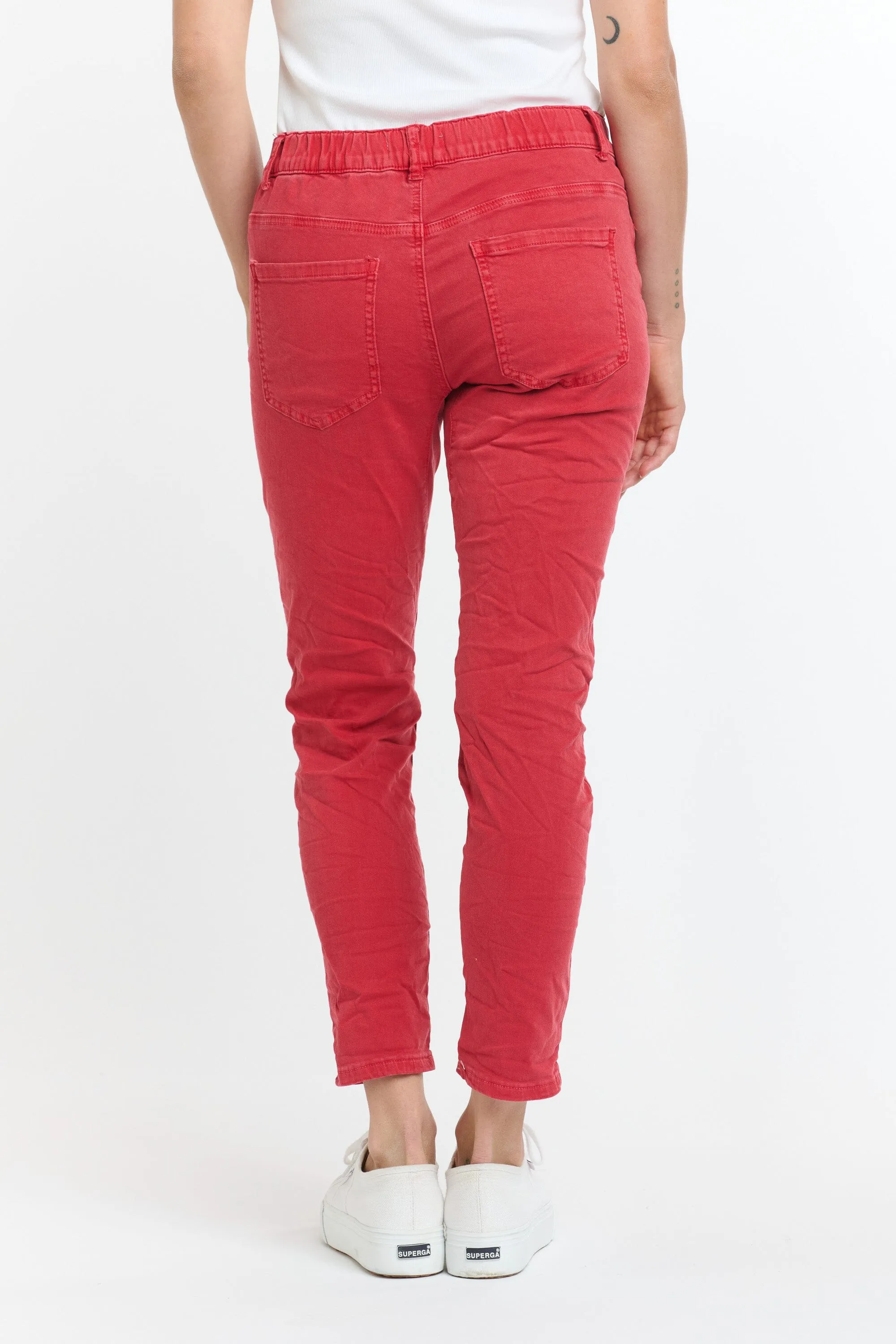 ITALIAN STAR Emma Stretch Jeans - Chilli