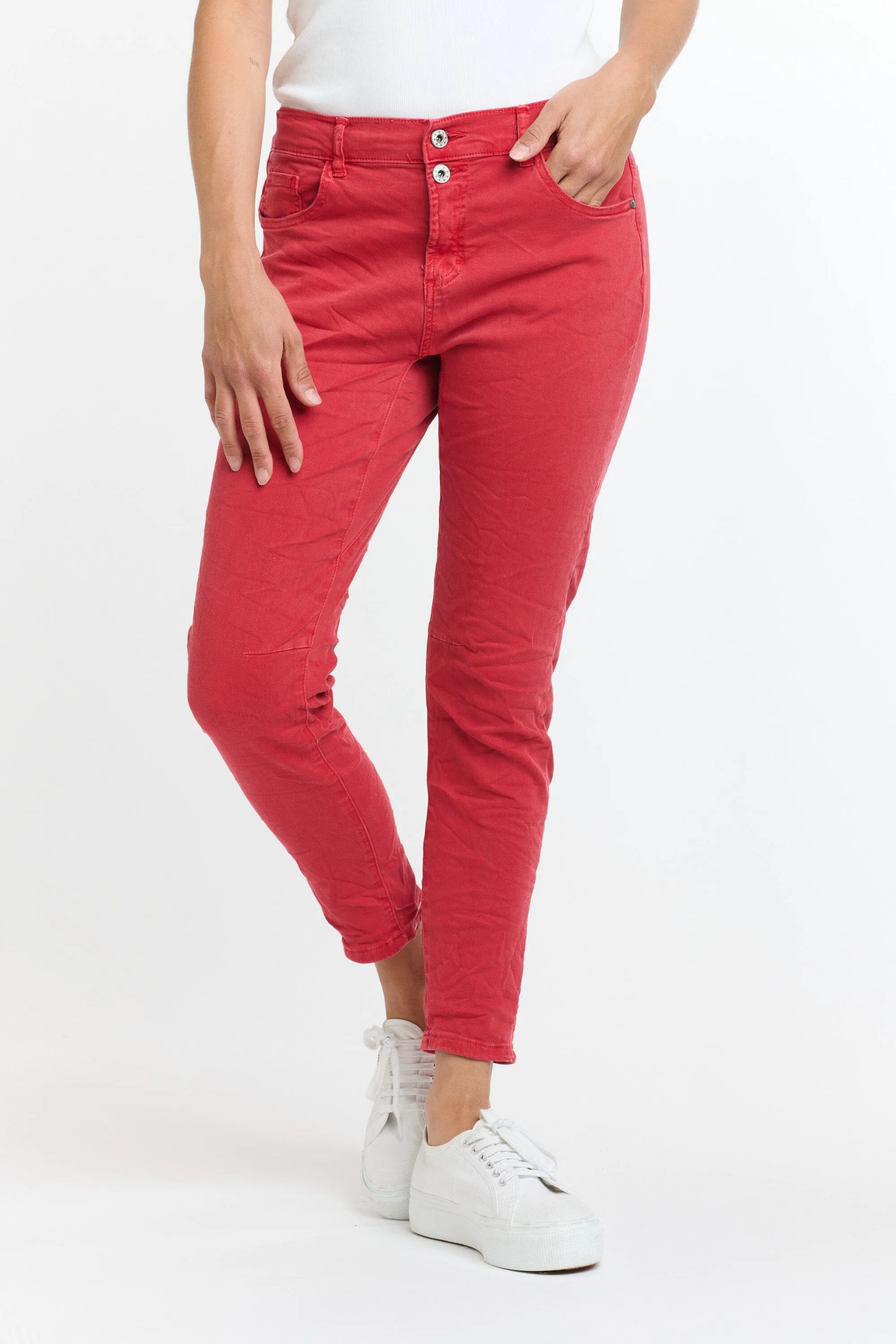 ITALIAN STAR Emma Stretch Jeans - Chilli
