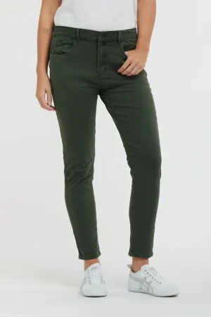 ITALIAN STAR Emma Stretch Jeans - Military