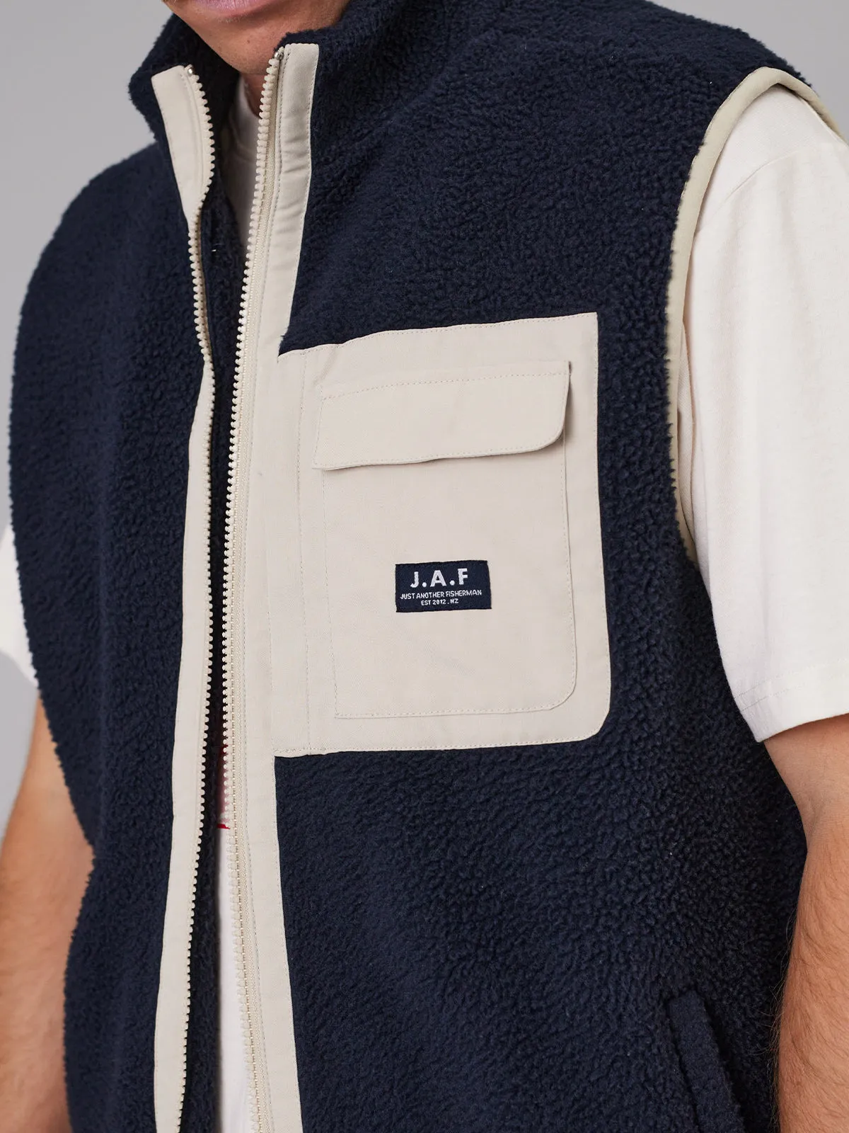 J.A.F GULF VEST - NAVY