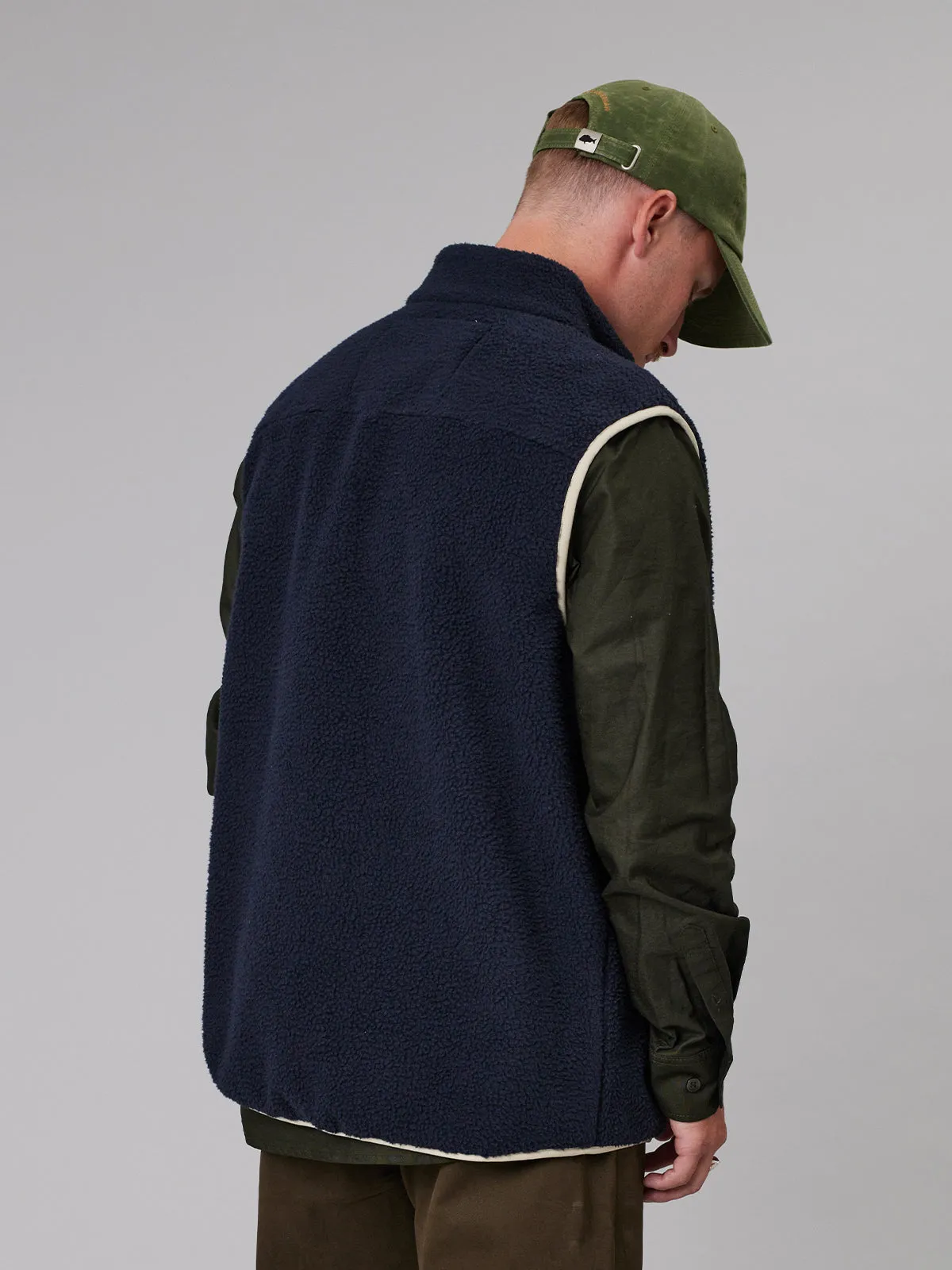 J.A.F GULF VEST - NAVY