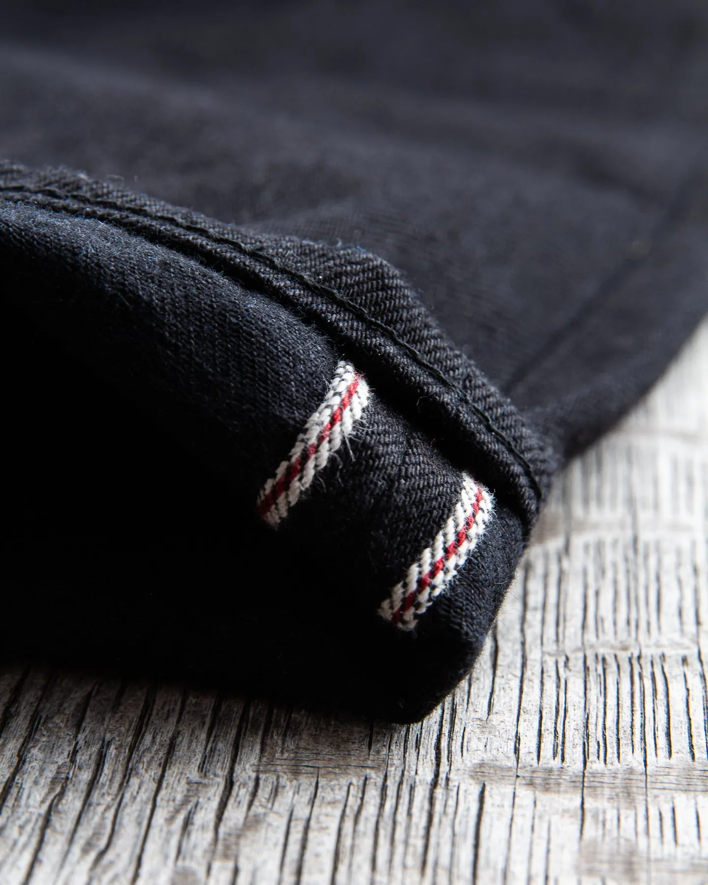 Japan Blue J316BK Circle 13.5 oz Straight Fit Black Jeans