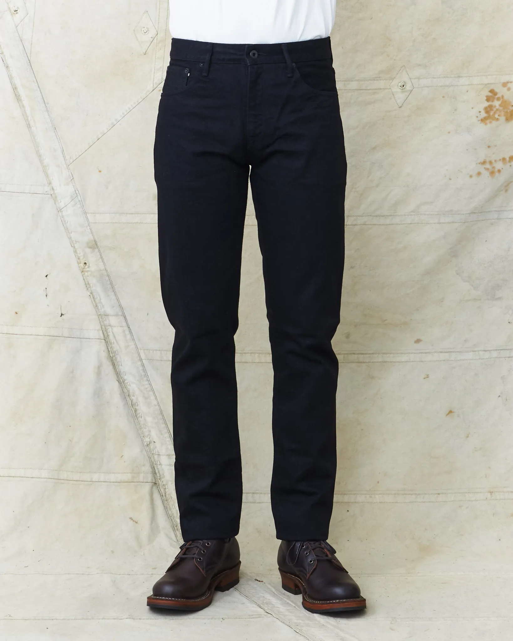Japan Blue J316BK Circle 13.5 oz Straight Fit Black Jeans