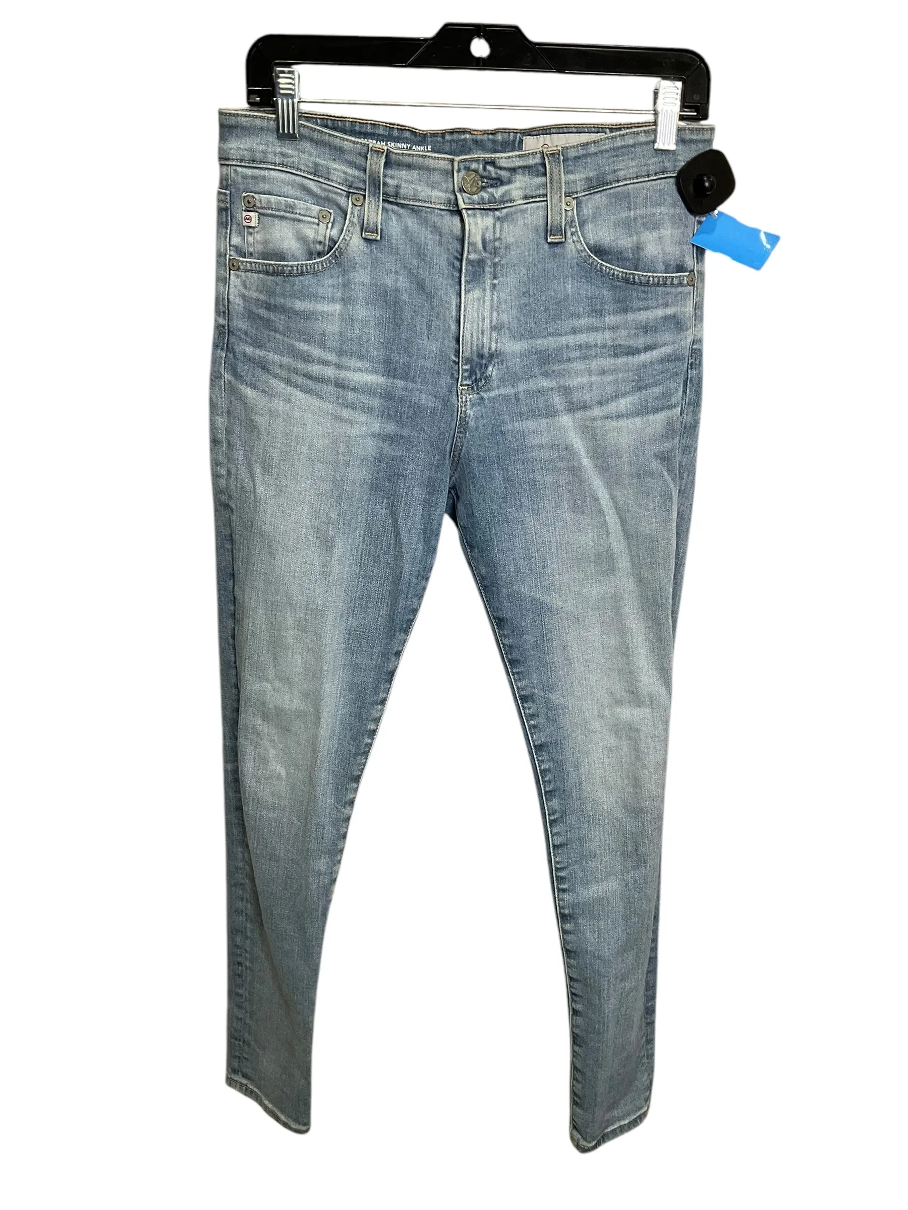 Jeans Skinny By Ag Jeans In Blue, Size: 8