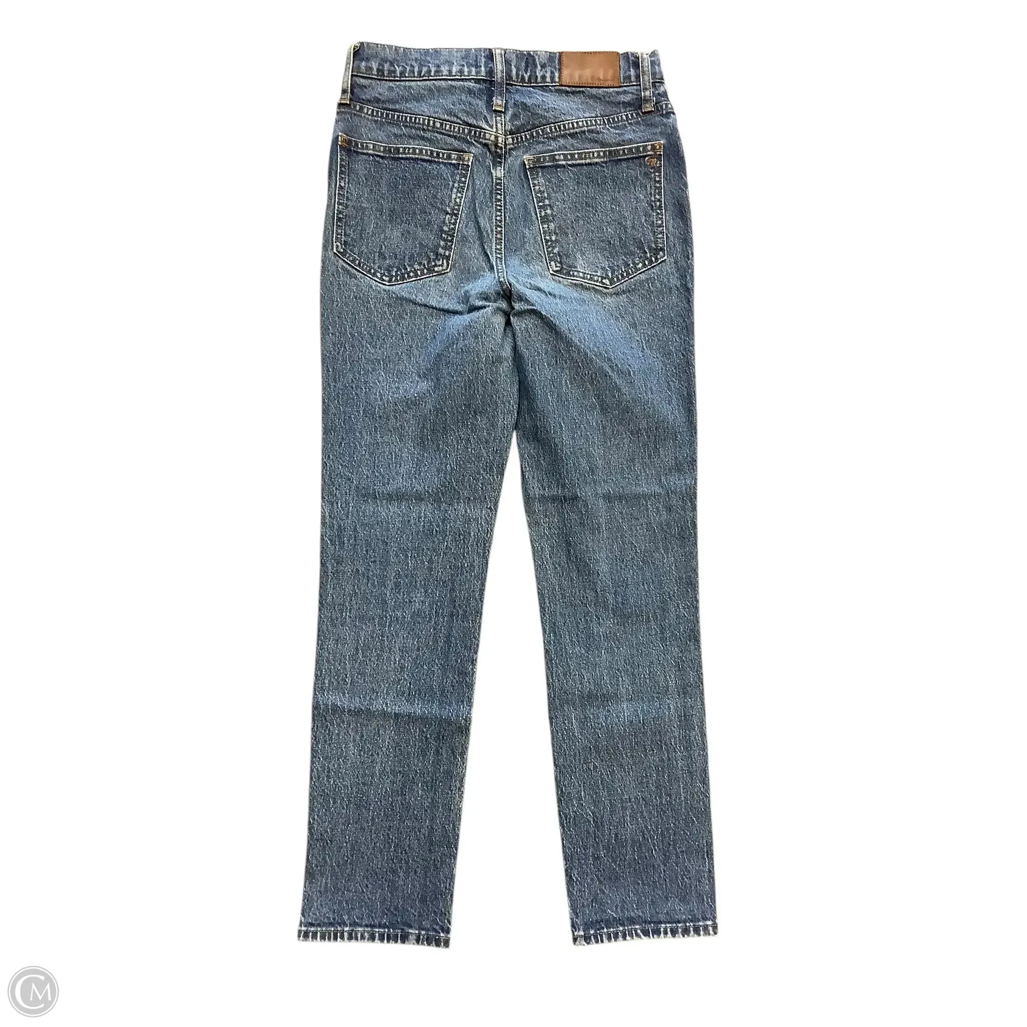 Jeans Skinny By Madewell In Blue, Size: 4