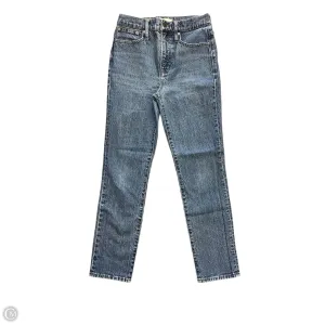 Jeans Skinny By Madewell In Blue, Size: 4